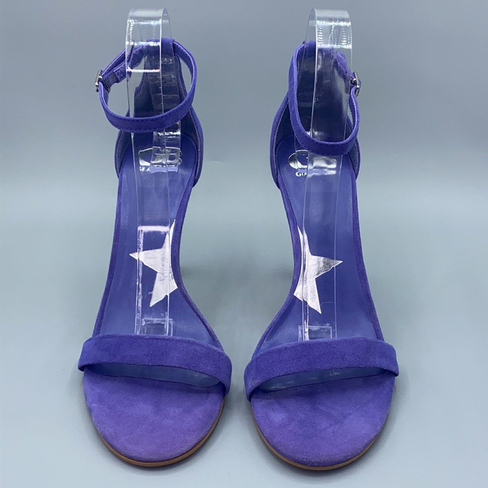 Gianni Bini Ella Quent Violet Vibes Suede Sandals - Picture 2 of 10